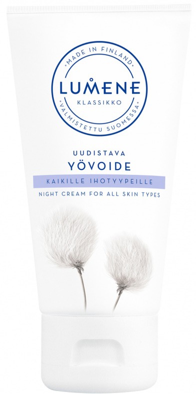 Lumene Klassikko Uudistava Yövoide / Night Cream For All Skin Types