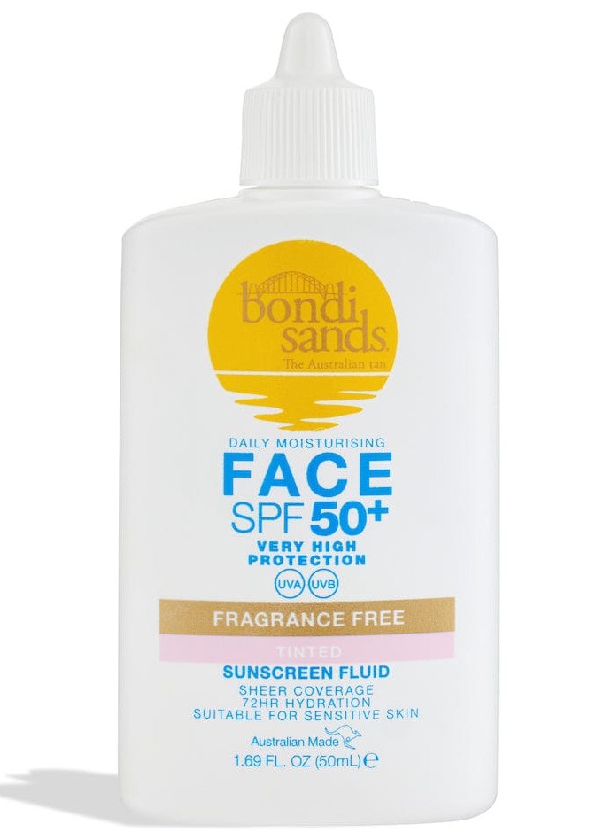 Bondi Sands SPF 50+ Fragrance Free Tinted Face Fluid