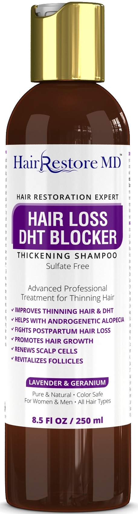 Botanical Green Care Hair Loss Dht Blocker Sulfate-free Shampoo Lavender & Geranium