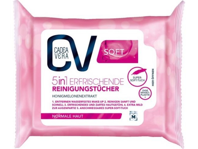 CadeaVera CV Soft 5in1 Erfrischende Reinigungstücher