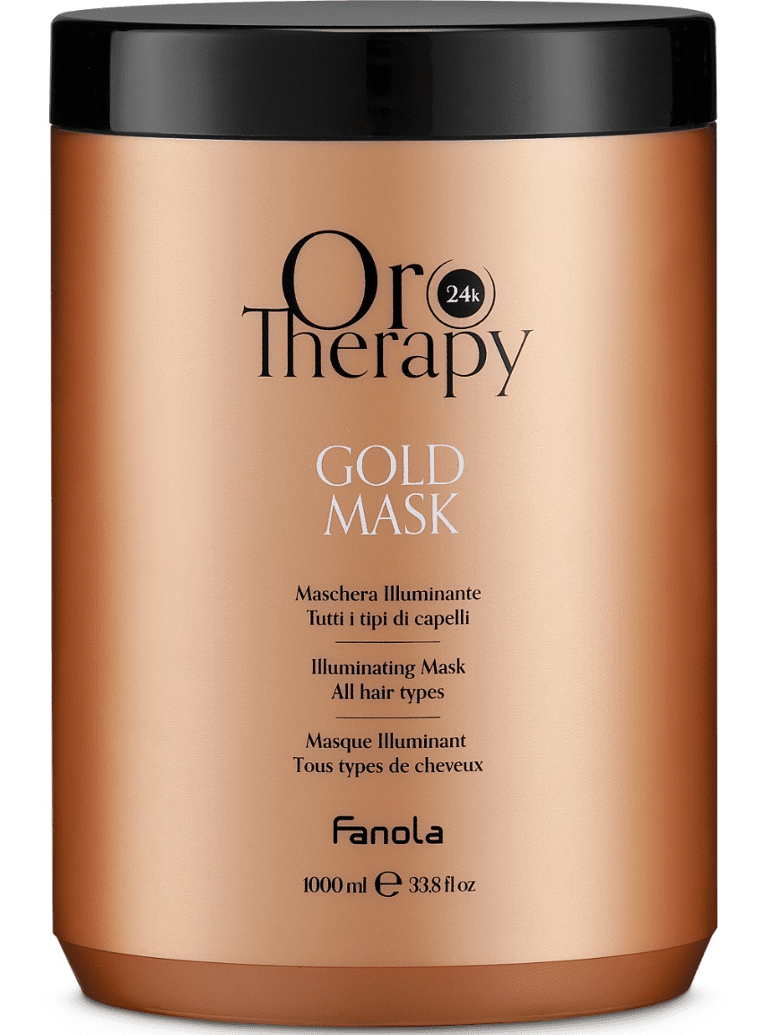 Fanola Oro Therapy Gold Mask Illuminating Mask For All Hair Types