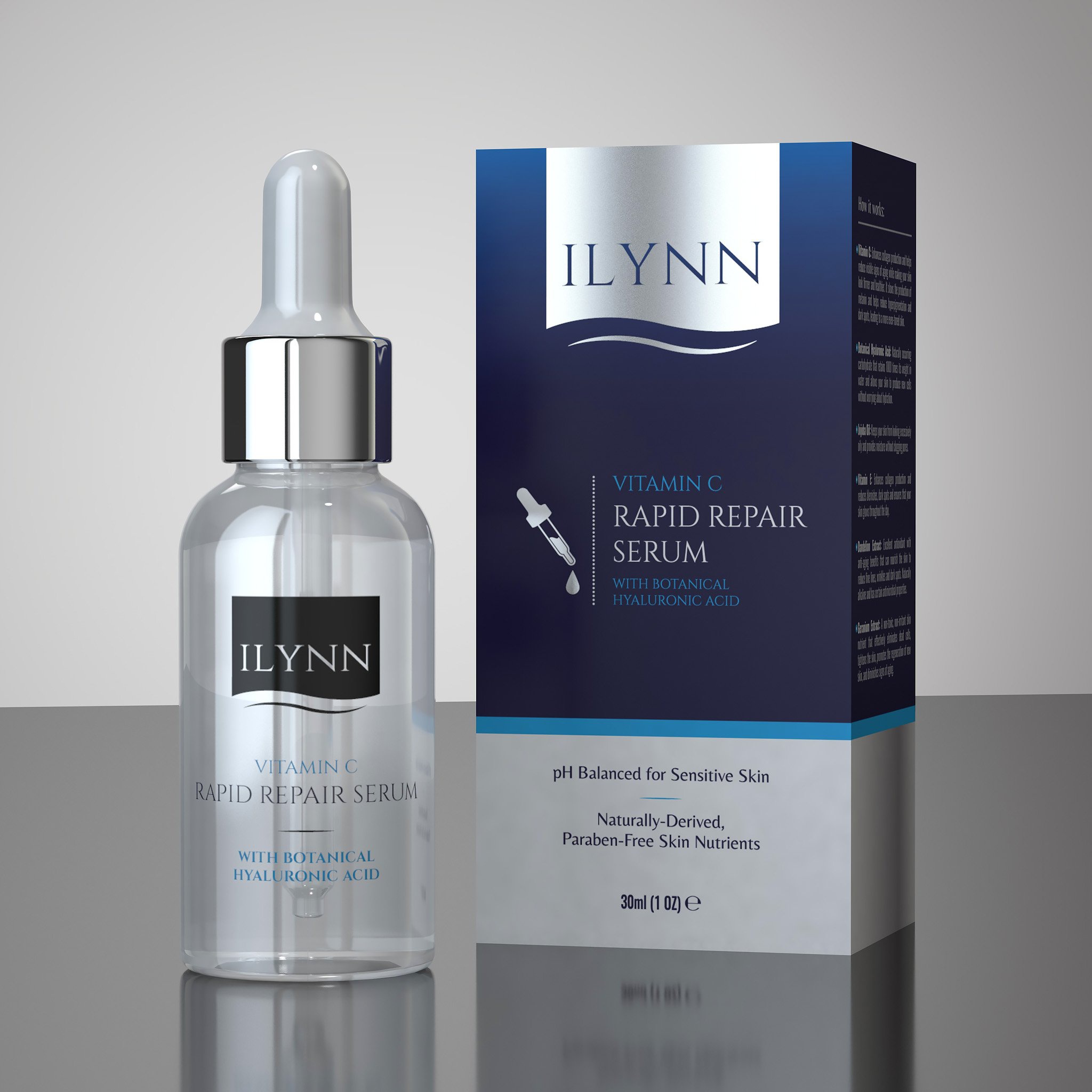 Ilynn Vitamin C Rapid Repair Serum With Botanical Hyaluronic Acid