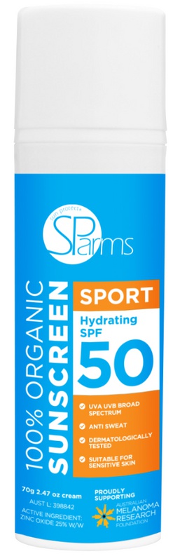 SPARMS 100% Organic Sunscreen - Sport