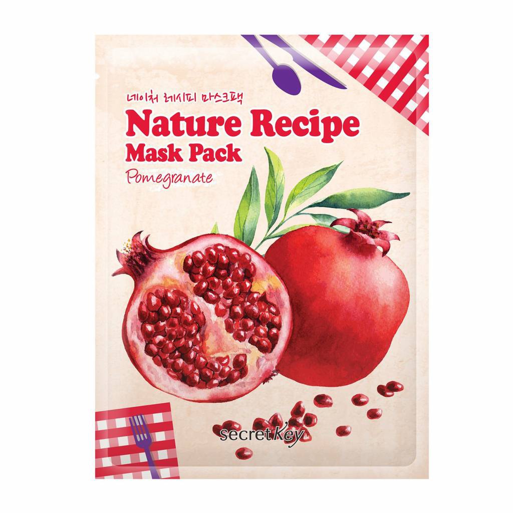 Secret Key Nature Recipe Mask Pack (Pomegranate)