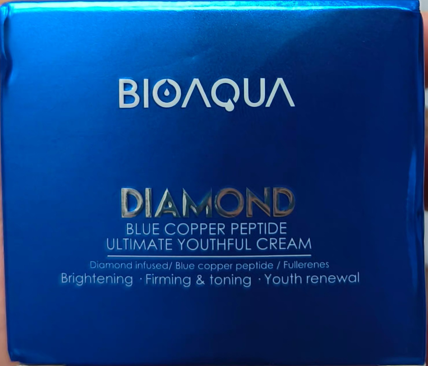 BioAqua Diamond Blue Copper Peptide Ultimate Youthful Cream