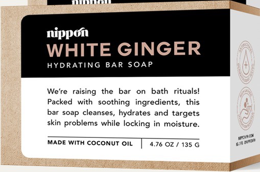 NIPPON White Ginger Bar Soap