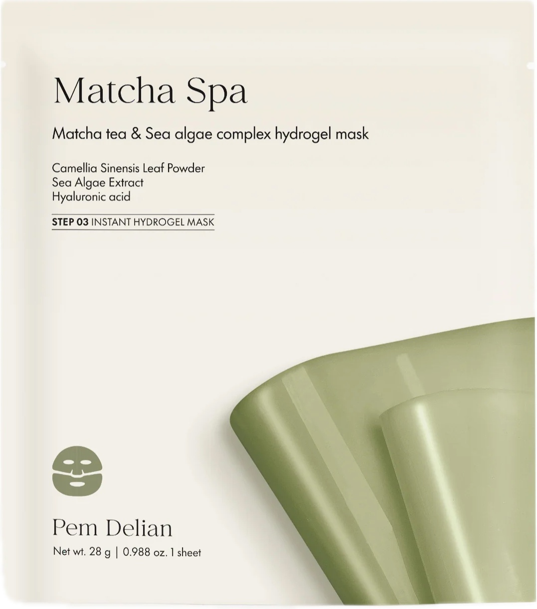 Pem Delian Matcha Spa Hydrogel Mask
