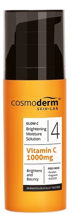 cosmoderm Glow-c Brightening Moisture Solution
