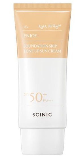 Scinic Enjoy Foundation-skip Tone Up Sun Cream SPF50+ Pa++++