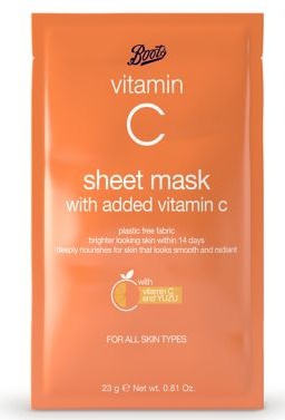 Boots Vitamin C Sheet Mask With Added Vitamin C