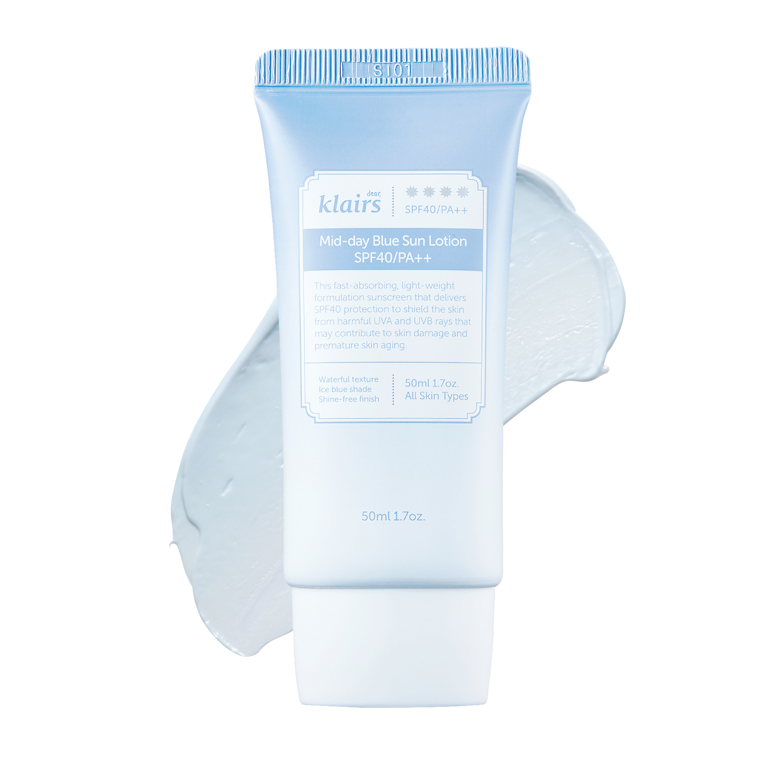 Klairs Mid-Day Blue Sun Lotion Spf 40 Pa++