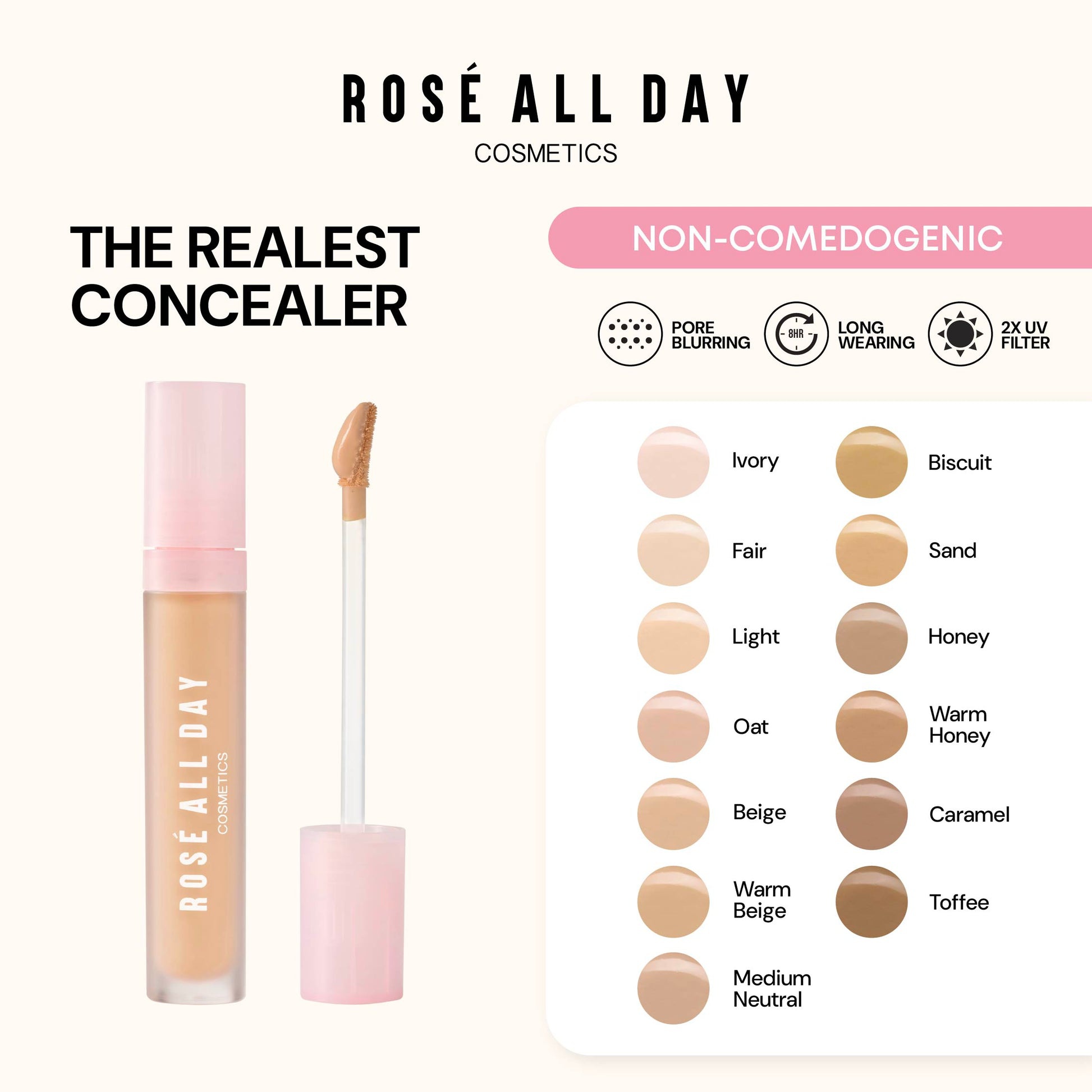 Rose All Day The Realest Lightweight Concealer Mini