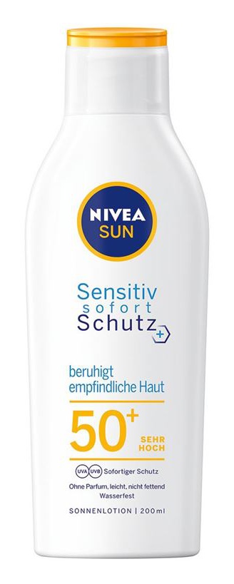 Nivea Sun Sensitiv Sofortschutz Empfindliche Haut Haut Sonnenlotion