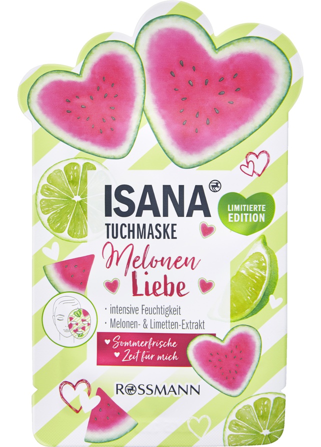 Isana Tuchmaske Melonen Liebe
