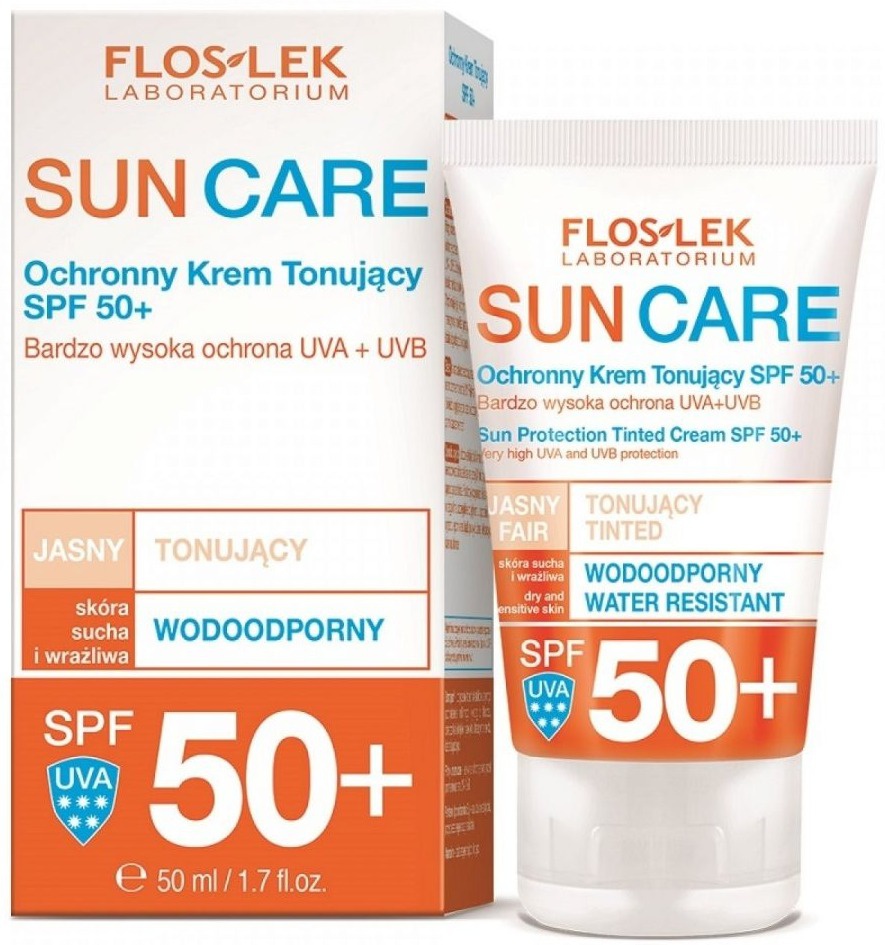 Floslek Sun Care Sun Protection Tinted Cream SPF 50+