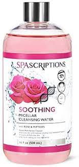Spascriptions Soothing Micellar Face Cleansing Water With Rose & Peptides