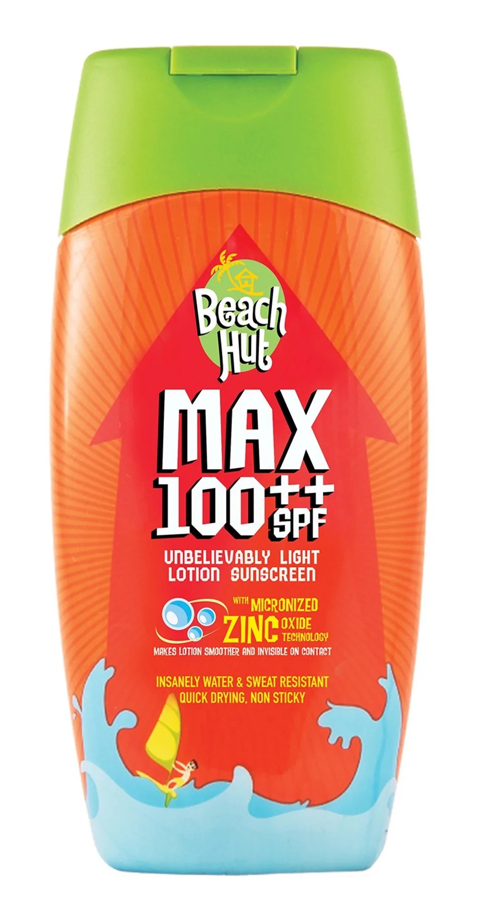Beach Hut Max 100++ SPF Unbelievably Light Lotion Sunscreen