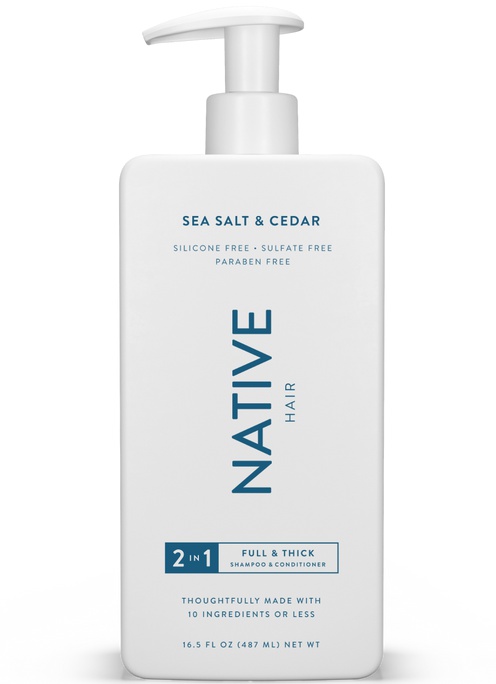 Native 2in1 Shampoo Sea Salt And Cedar