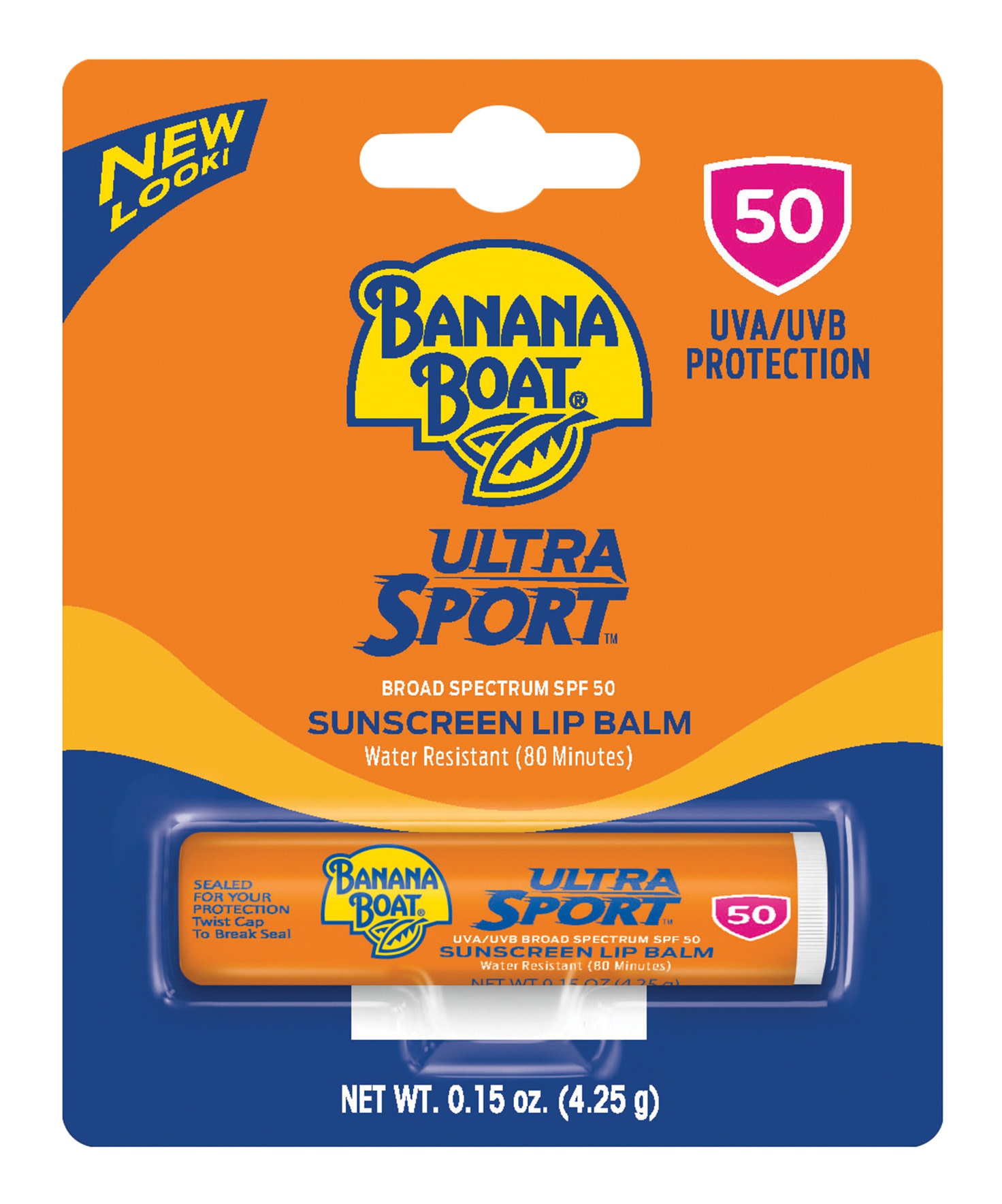 Banana Boat Sport Ultra Lip Balm Sunscreen Broad Spectrum SPF 50