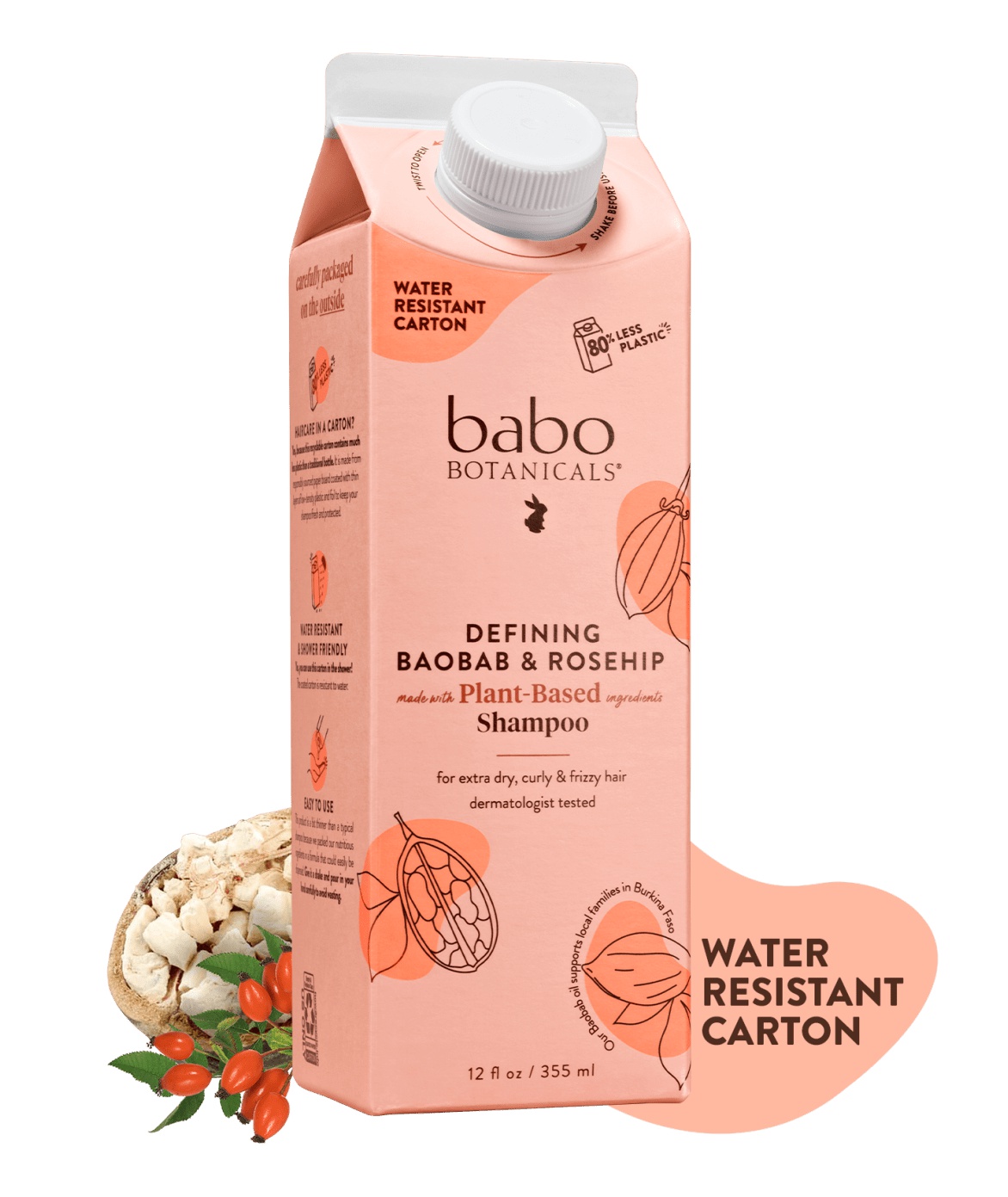 Babo Botanicals Defining Shampoo For Curly, Frizzy Hair