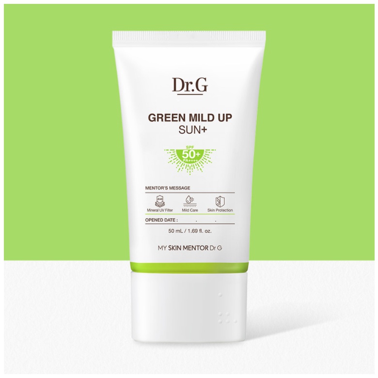 Dr. G Green Mild Up Sun+ SPF 50+ Pa++++ (2021) ingredients (Explained)