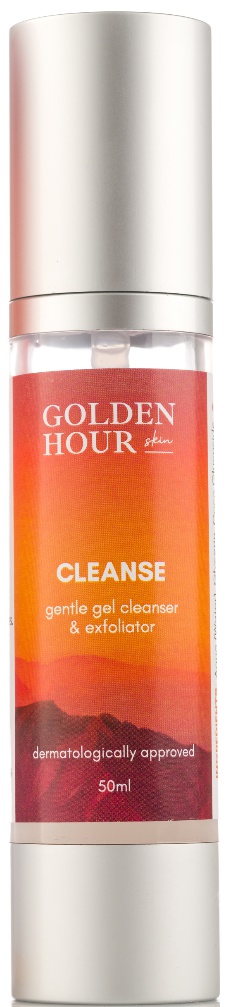 Golden Hour Skincare Gentle Gel Cleanser & Exfoliator