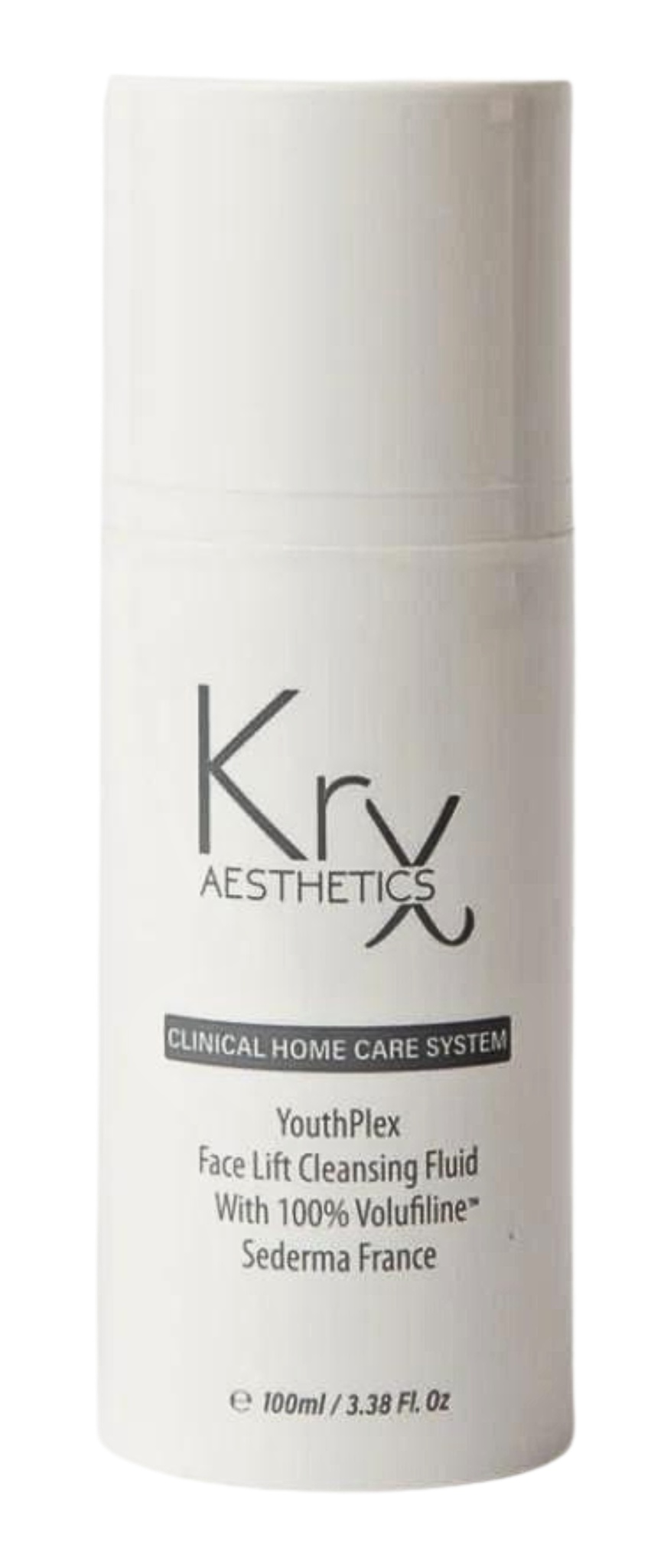 KrX Aesthetics Youthplex Face Lift Cleansing Fluid With 100% Volufiline Sederma France