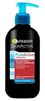 Garnier Pure Active Intensive Anti-Blackhead Charcoal Gel Wash