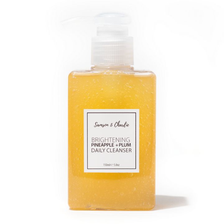 Sampson and Charlie Brightening Pineapple B3+Bha Daily Facial Cleanser