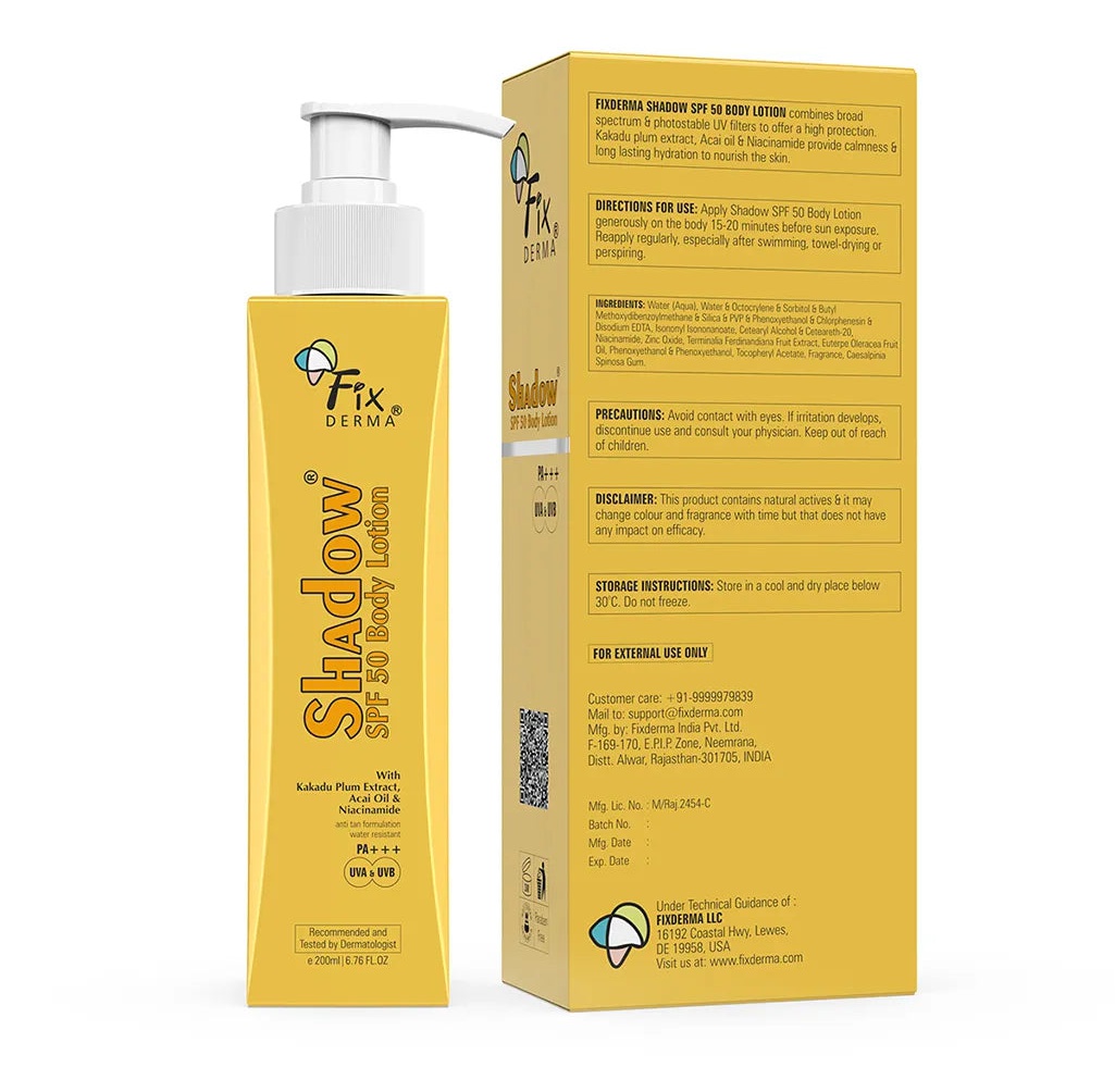 Fixderma Shadow Body Lotion