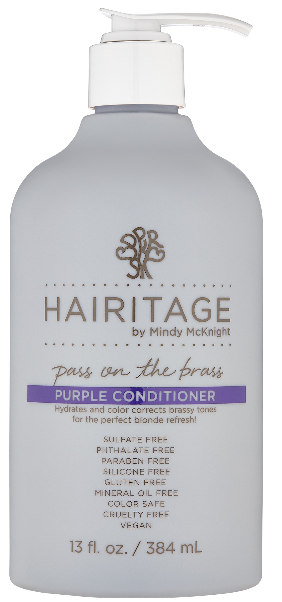 Hairitage by Mindy McKnight! Pass On The Brass Purple Conditioner