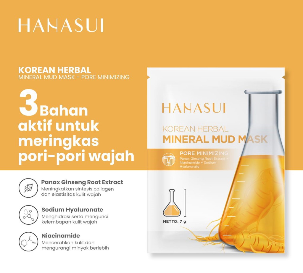 Hanasui Korean Herbal Mineral Mud Mask