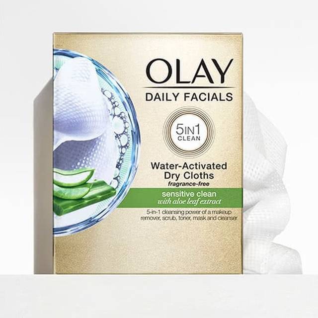 Olay Daily Facials Cleansing Cloths Sensitive Clean