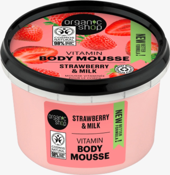 Organic Shop Strawberry Yoghurt Body Mousse