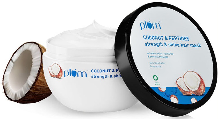 PLUM Coconut & Peptides Strength & Shine Hair Mask