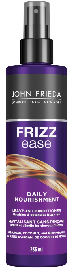 John Frieda Anti Frizz, Frizz Ease Daily Nourishment Leave In Conditioner For Frizzy, Dry Hair