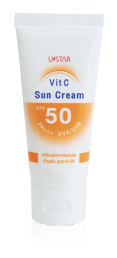 u star Vit C Sun Cream SPF50 Pa+++