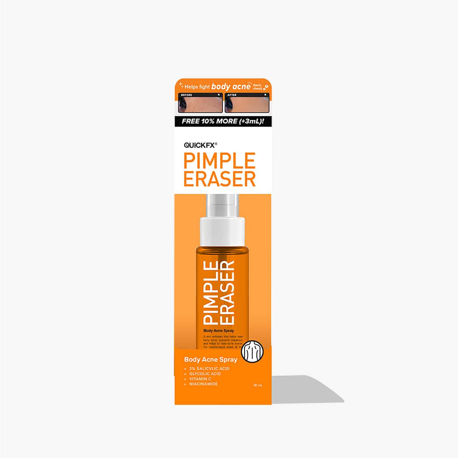 Quickfx Pimple Eraser Body Acne Spray