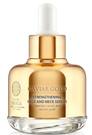 Natura Siberica Caviar Gold Strengthening Face And Neck Serum