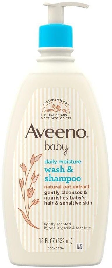 Aveeno Baby Daily Moisture Gentle Bath Wash & Shampoo