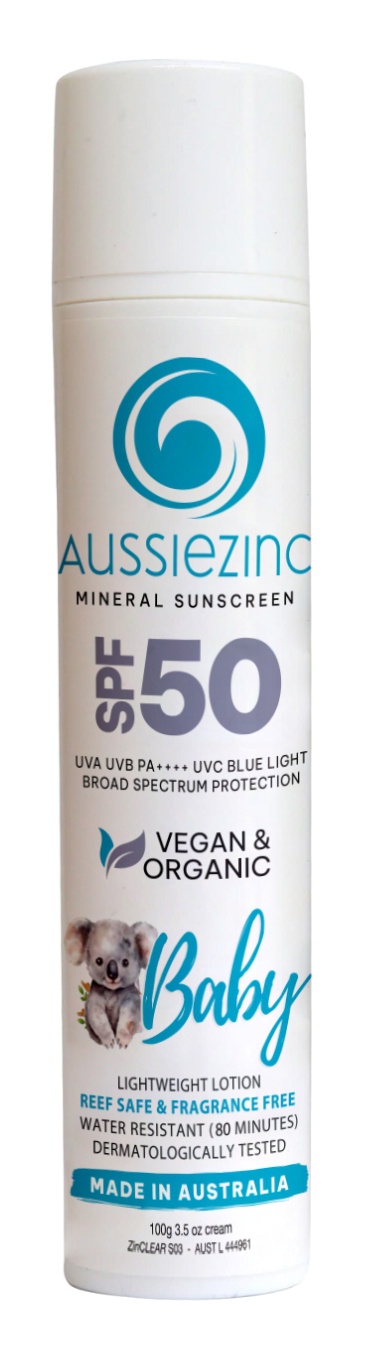 AussieZinc Mineral Sunscreen Baby SPF50+