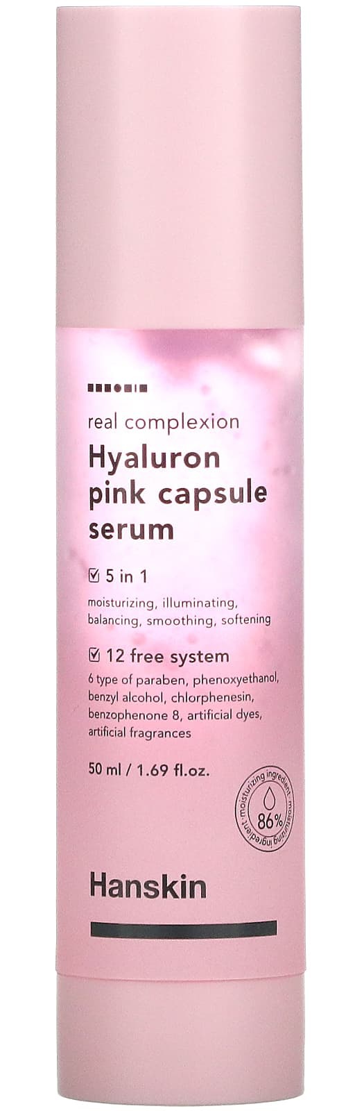 Hanskin Real Complexion Hyaluron Pink Capsule Serum