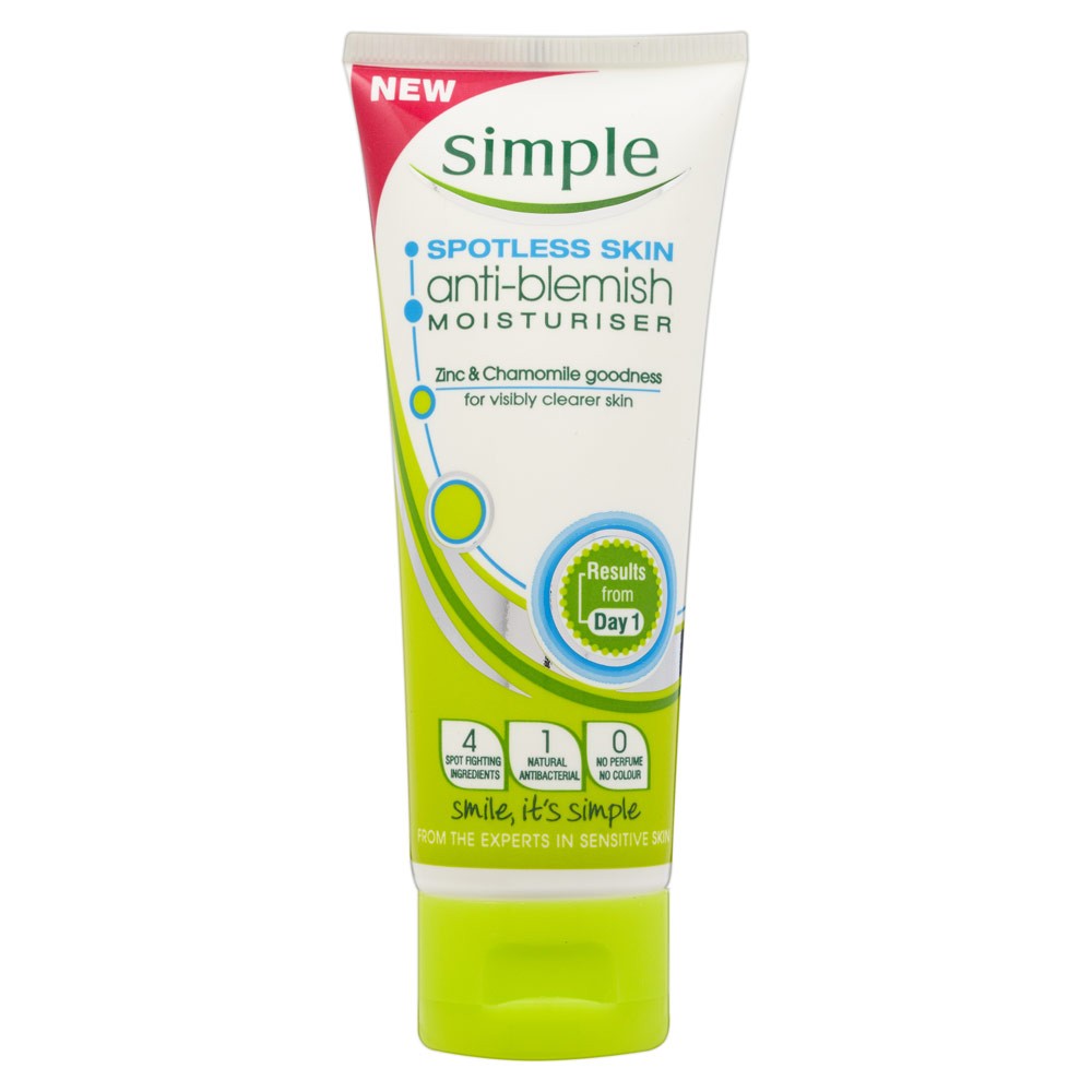 Simple Spotless Skin Anti-Blemish Moisturiser