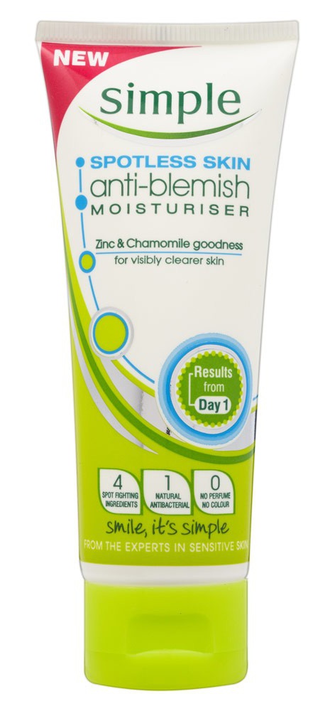 Simple Spotless Skin Anti-Blemish Moisturiser