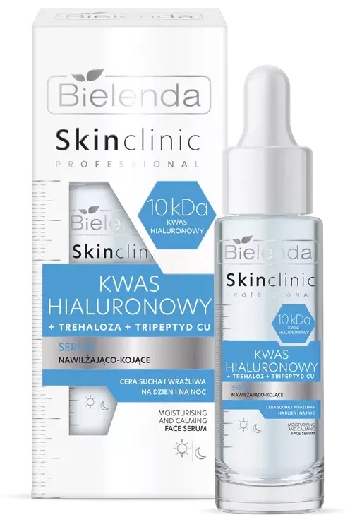 Bielenda Skin Clinic Professional Hyaluronic Acid Moisturising And Calming Face Serum