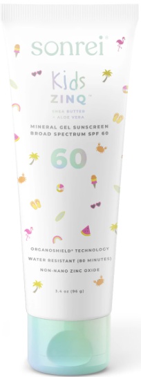 Sonrei Kids Zinq™ Mineral Gel Sunscreen SPF 60