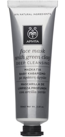 Apivita Face Mask With Green Clay