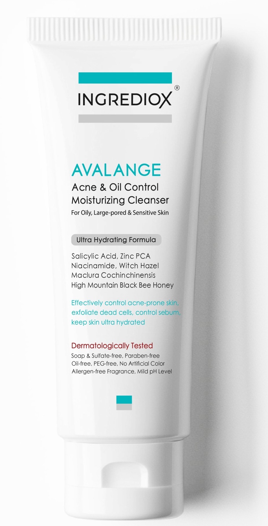 INGREDIOX Avalange | Acne & Oil Control Moisturizing Cleanser 100 Ml.