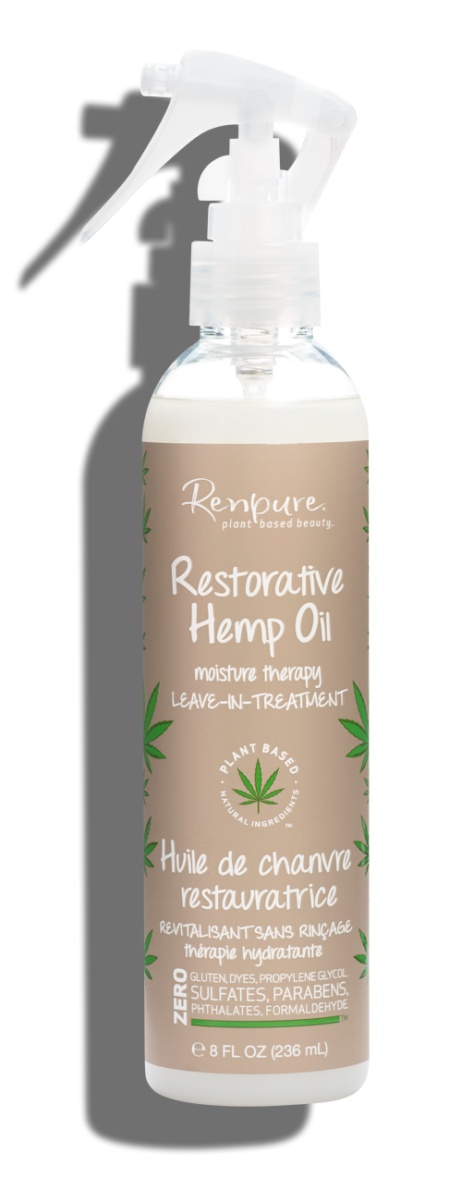 RENPURE Restorative Hemp Oil Moisture Therapy Leave-In Treatment