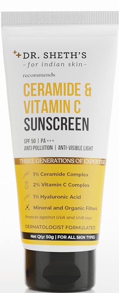 Dr. Sheth's Ceramide And Vitamin C Sunscreen